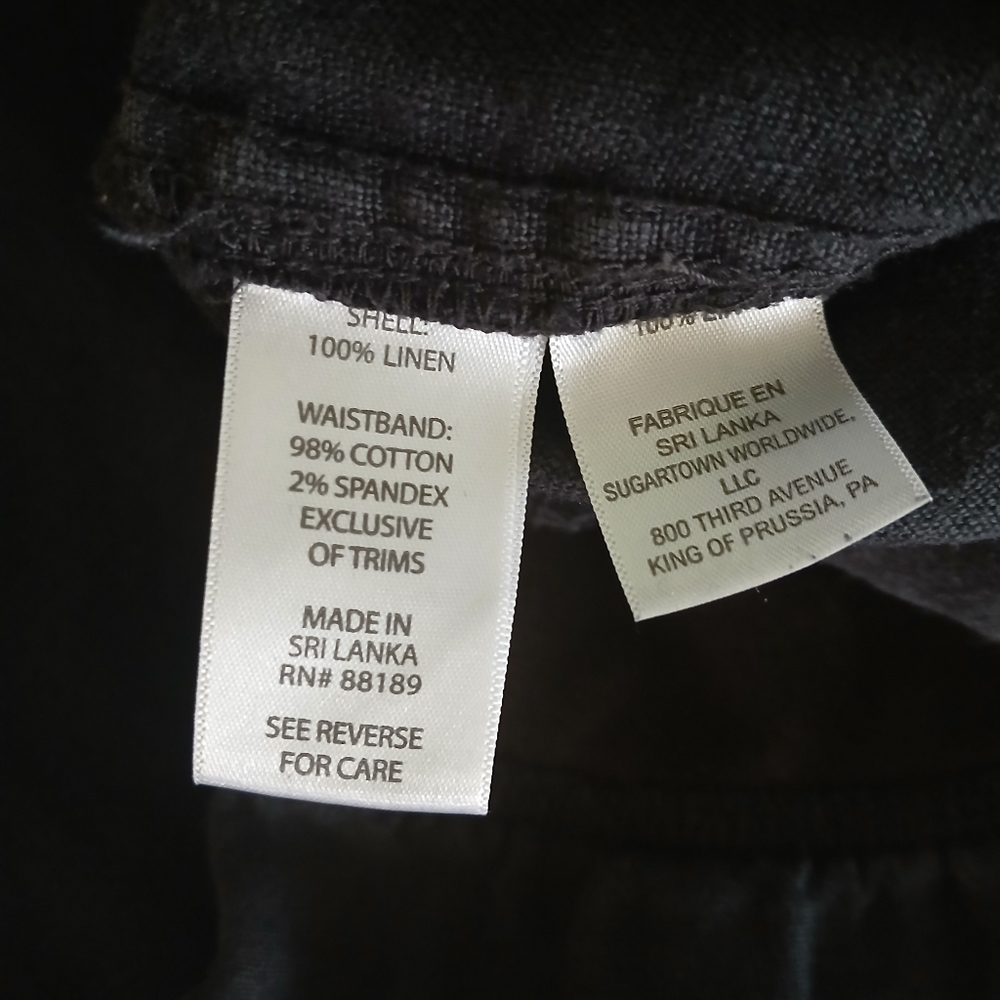 Lilly Pulitzer Charcoal Wide Leg Pants - Picture 9 of 9